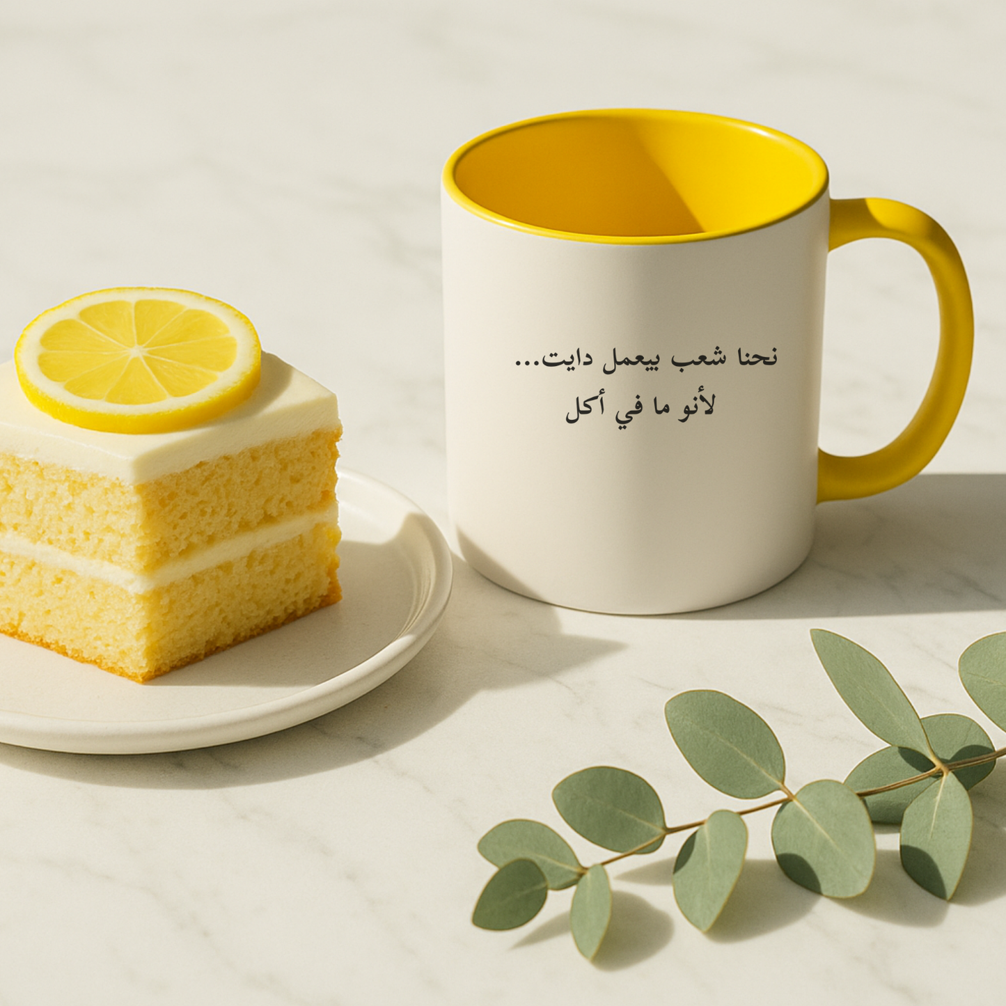 نحنا شعب بيعمل دايت Mug