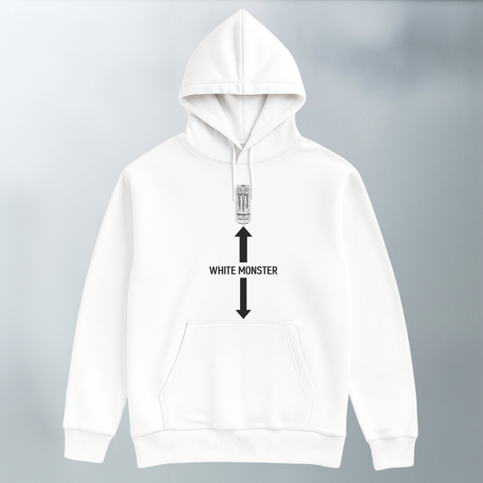 White Monster Hoodie