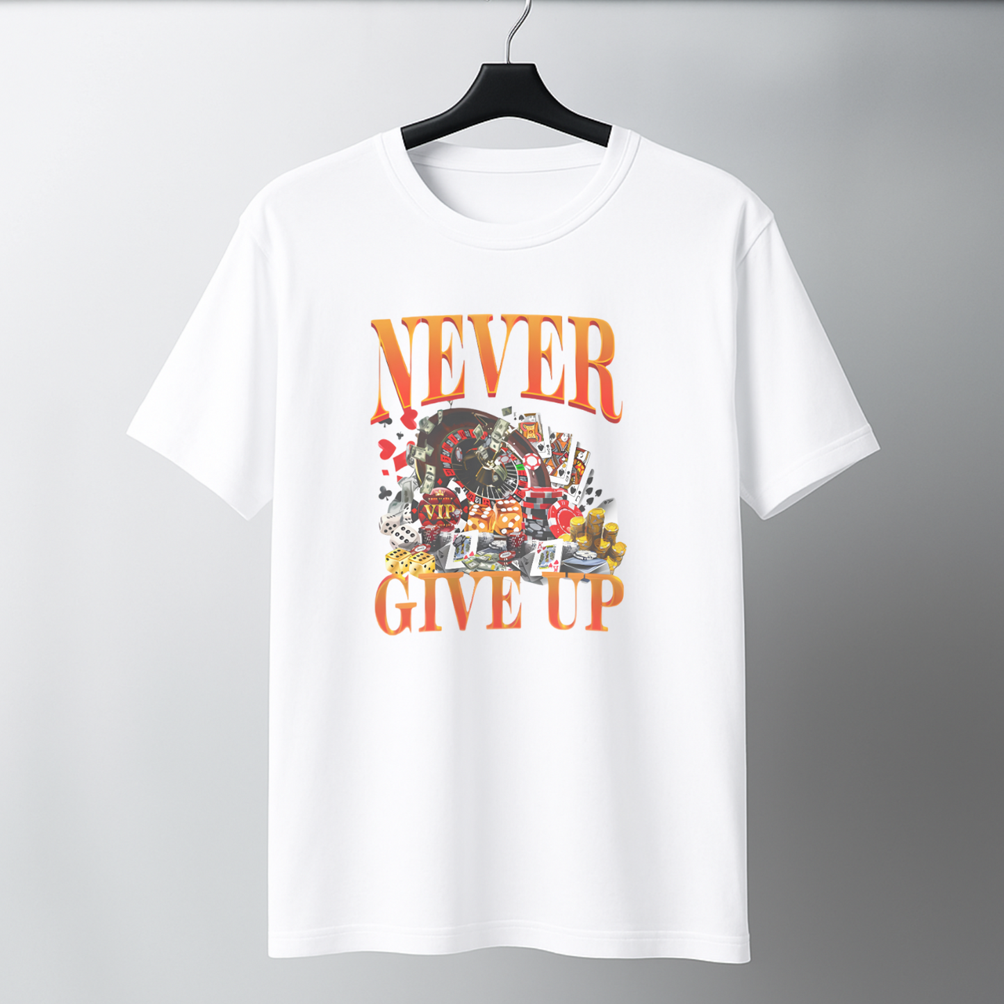 never give up