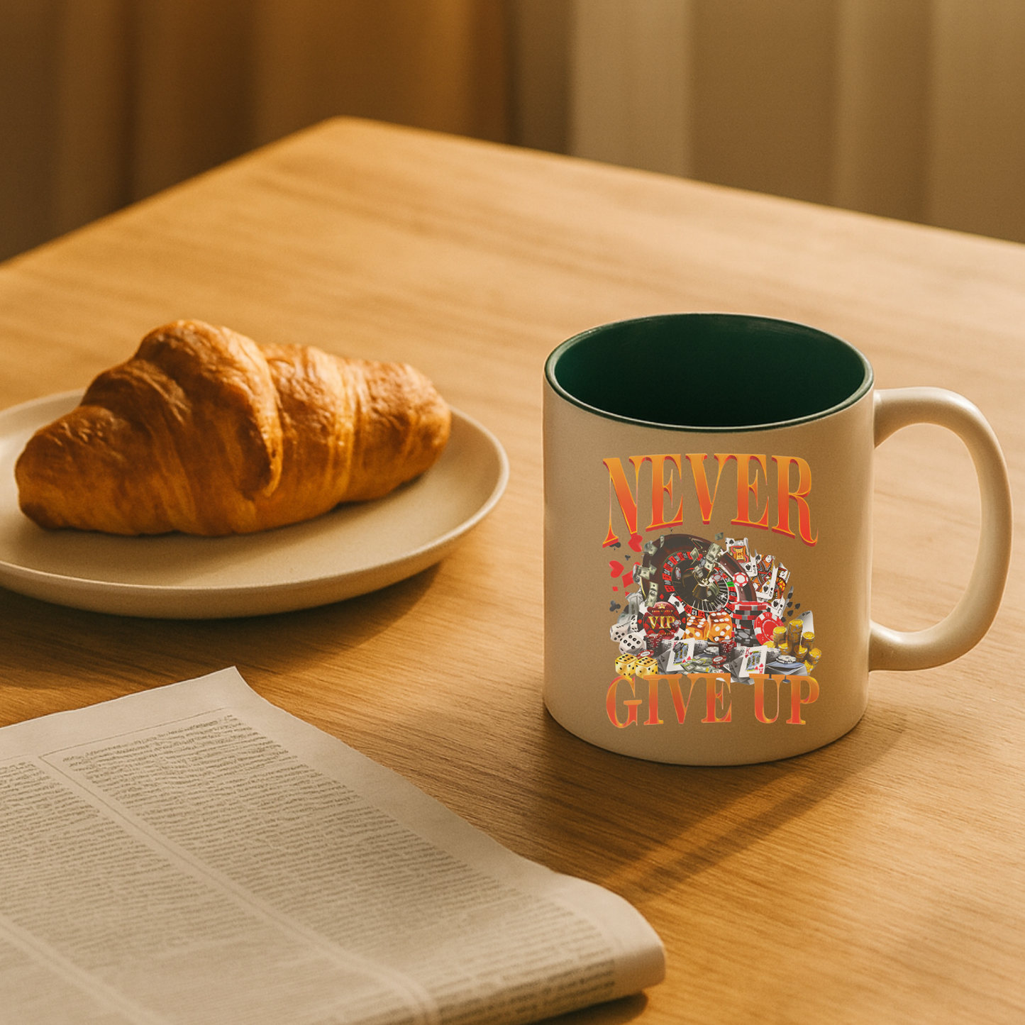 Never Give up Mug
