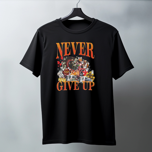 never give up