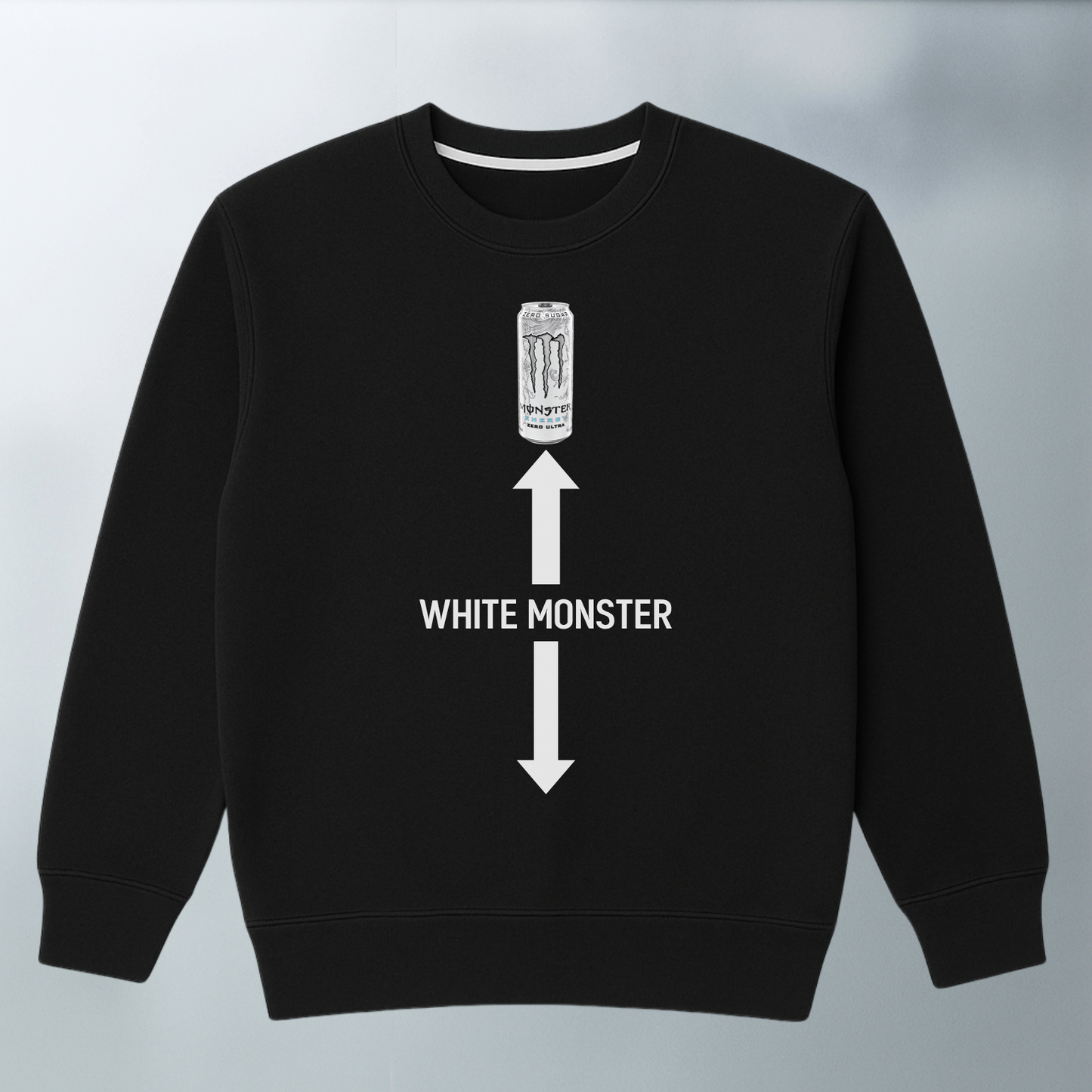 White Monster SWEATER