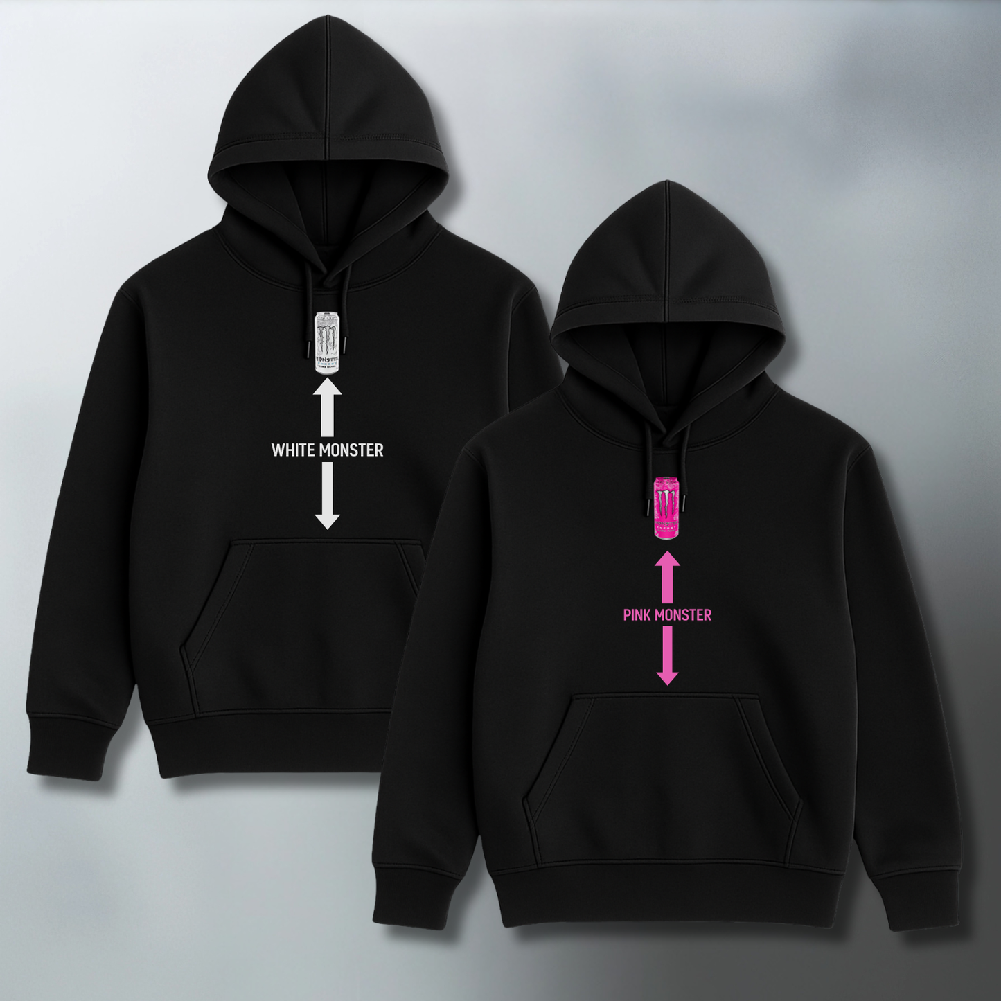 Monster 2-pack Hoodies