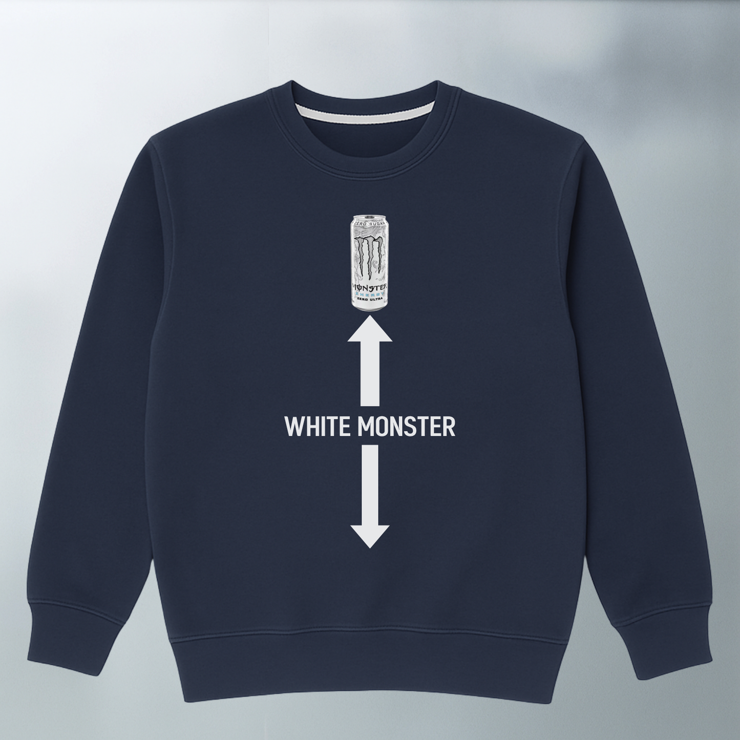 White Monster SWEATER