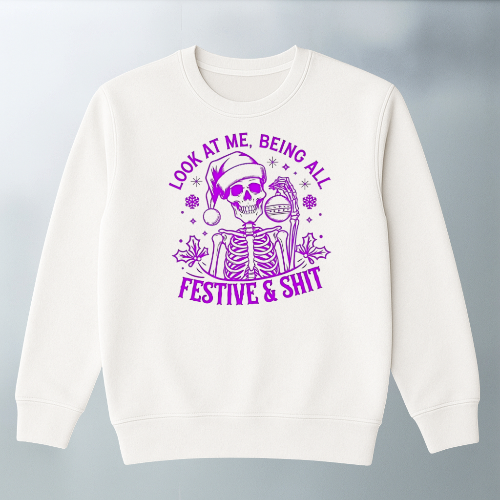 Festive & Shit Sweater
