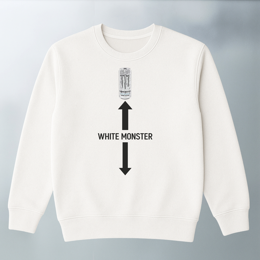 White Monster SWEATER
